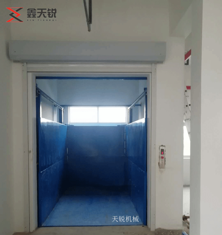 巴中上货专用导轨式升降货梯